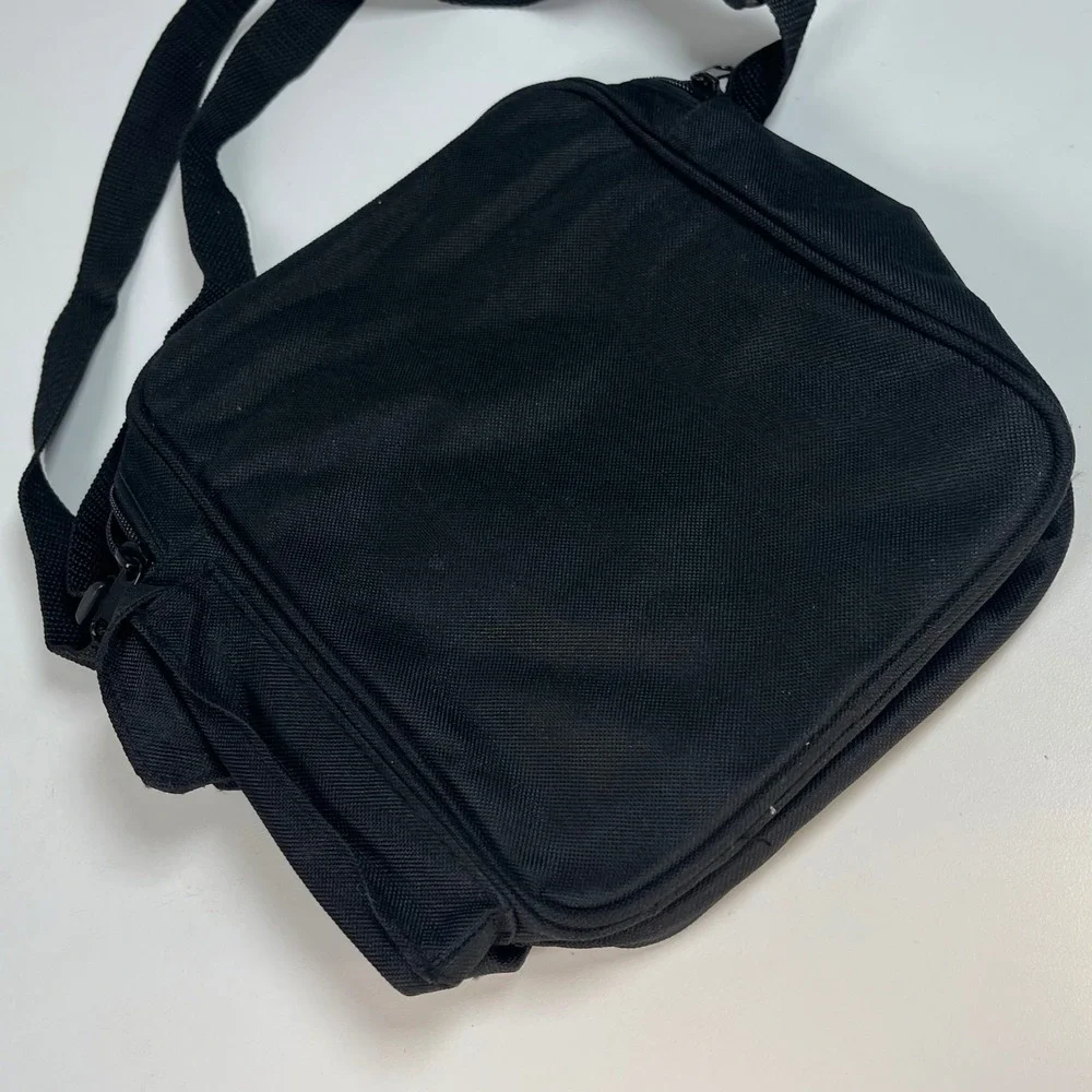Rockport Crossbody Bag Black Small Canvas Utility Messenger